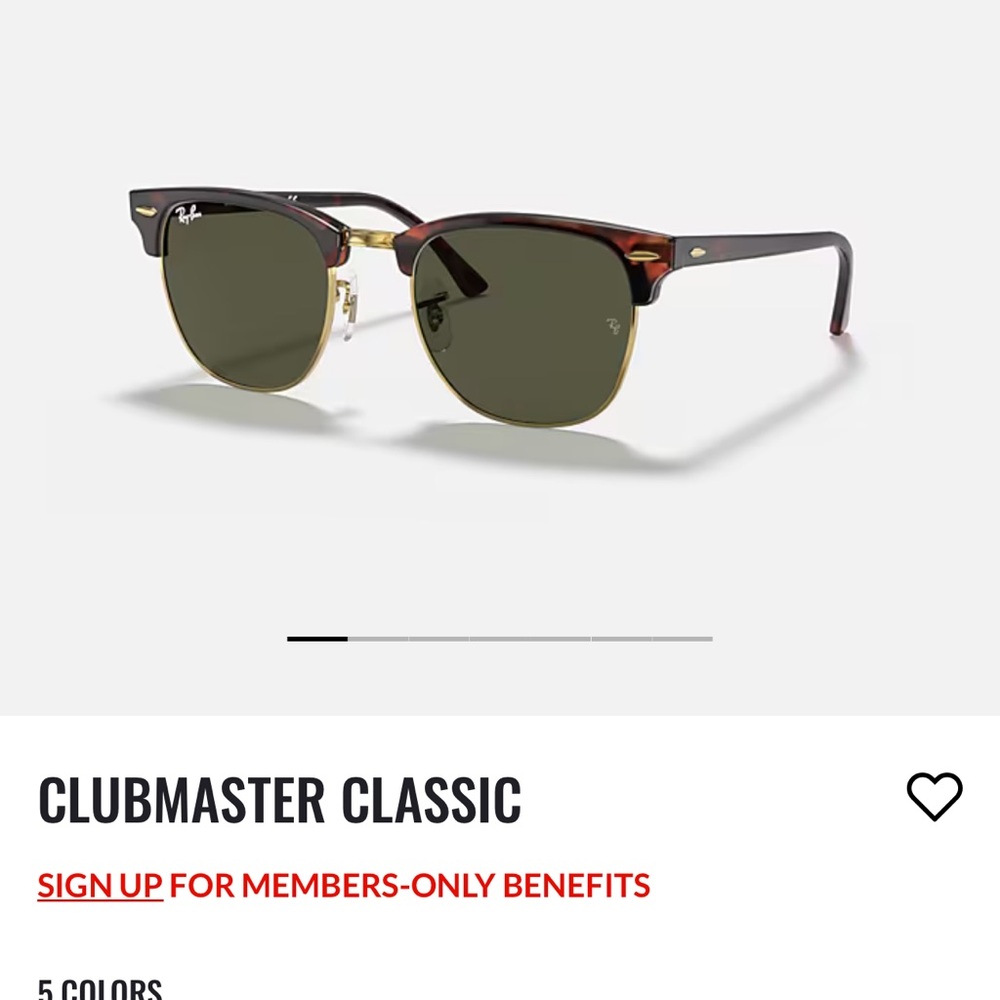 Ray-Ban Clubmaster Classic Sunglasses